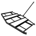 Garvee Driveway Drag 84" Width, Tow Behind Drag Harrow 35" Length, Driveway Tractor Harrow with Pin-Style Hitch, Heavy Duty Steel Driveway Grader for ATV, UTV, Garden Lawn Tractors - 84"with Connecting rod