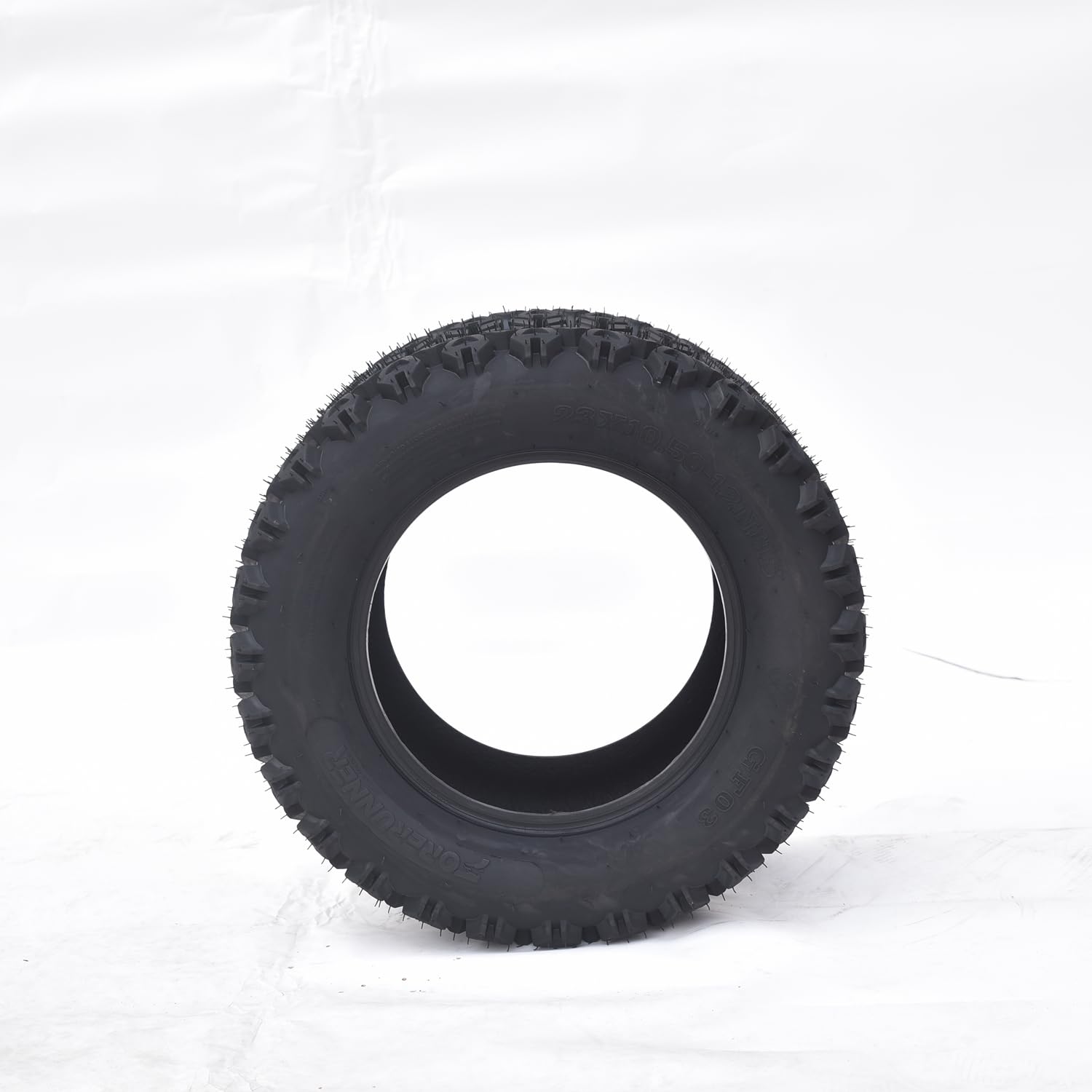 Garvee Lawn Mower Tires Turf Tires 20x8.00-8 4PR for Golf Cart Tires, Garden Tractor Riding Mower Tubeless Set of 2 - 23x10.50-12-4PR TL GF03
