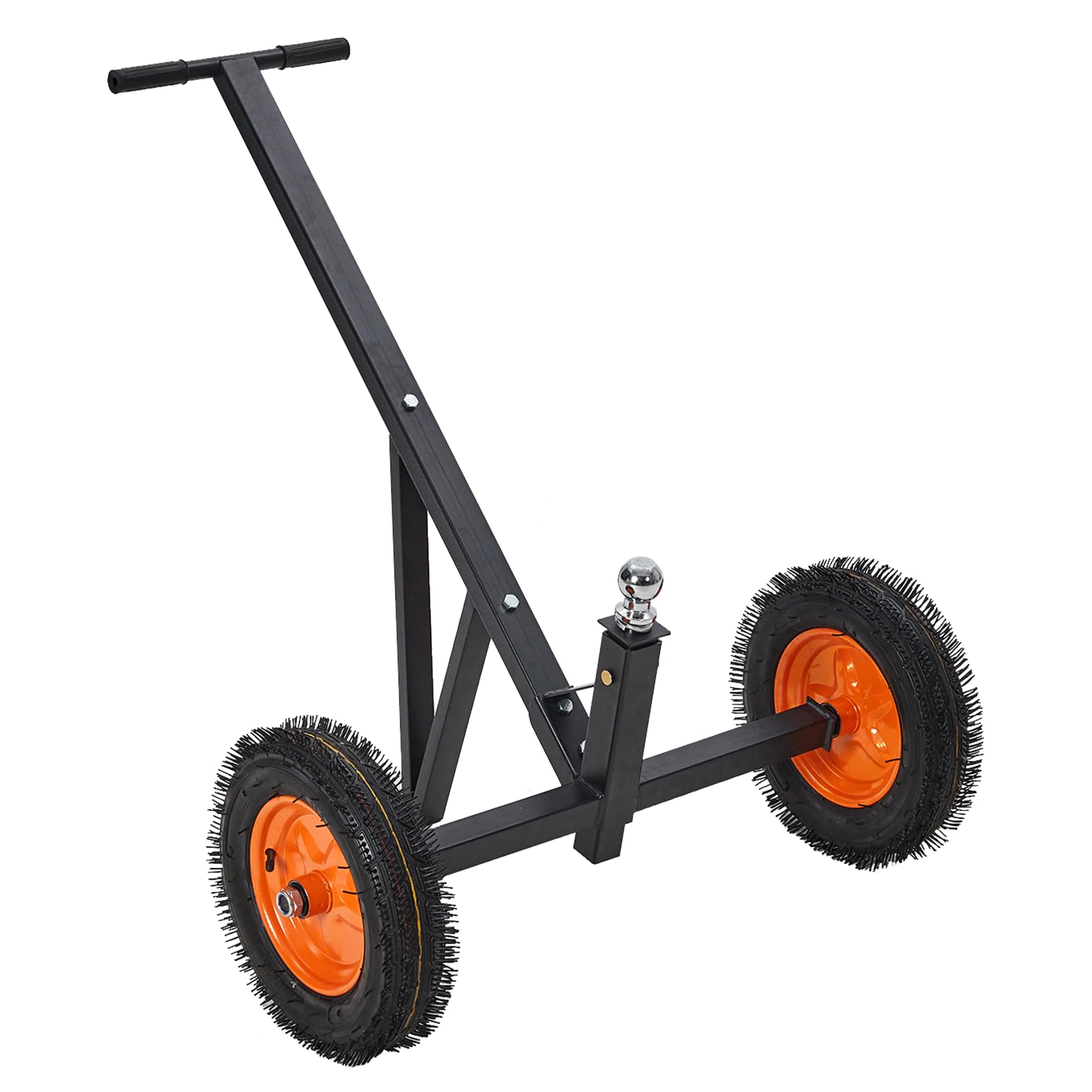 Garvee Adjustable Trailer Dolly, 600lbs Load Capacity, Carbon Steel Trailer Mover with 19'' Height, 16" Pneumatic Tires for Moving Boat Trailers/Utility/RV/Cargo Trailers