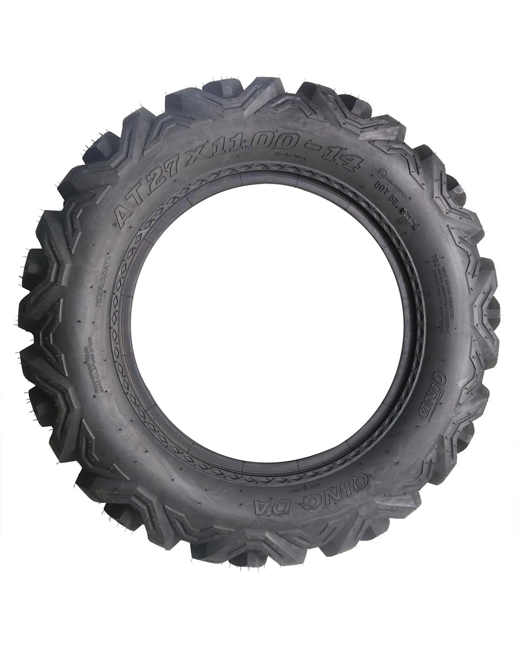 Garvee 2 Pack 27x11-14 ATV Tires 6 PR All-Terrain Tubeless Off-Road Tires for Trail Sand Mud, Durable Rubber, Excellent Grip