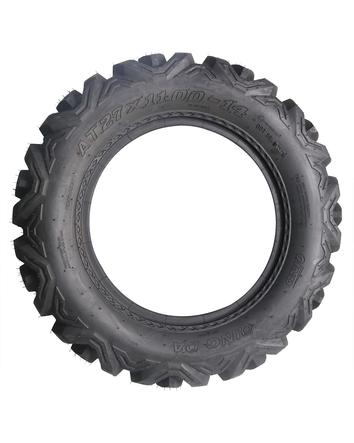 Garvee 2 Pack 27x11-14 ATV Tires 6 PR All-Terrain Tubeless Off-Road Tires for Trail Sand Mud, Durable Rubber, Excellent Grip