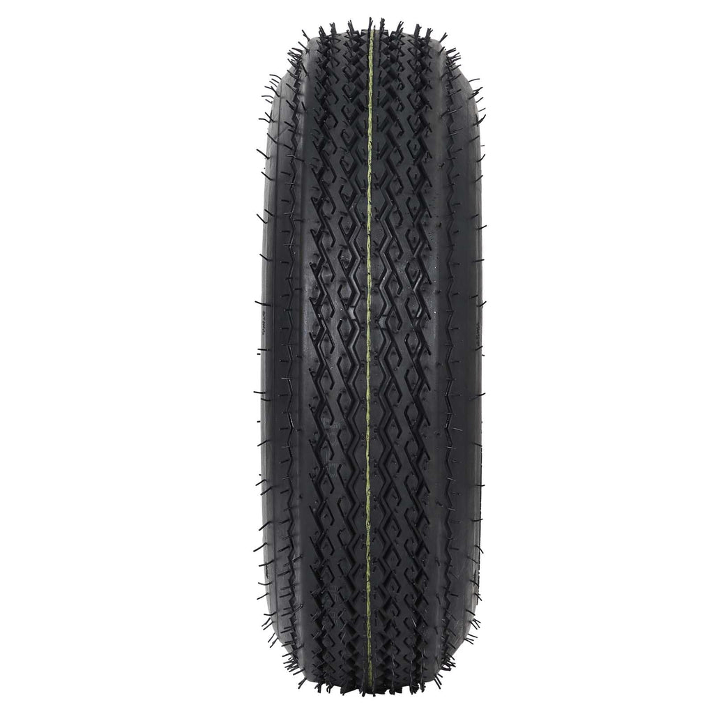 Garvee 4.80-8 Trailer Tire and Wheel Assembly, Heavy-Duty Load Range C 6PR, 8 Inch White Modular Wheel for Utility Boat Camper Trailers, Set of 2