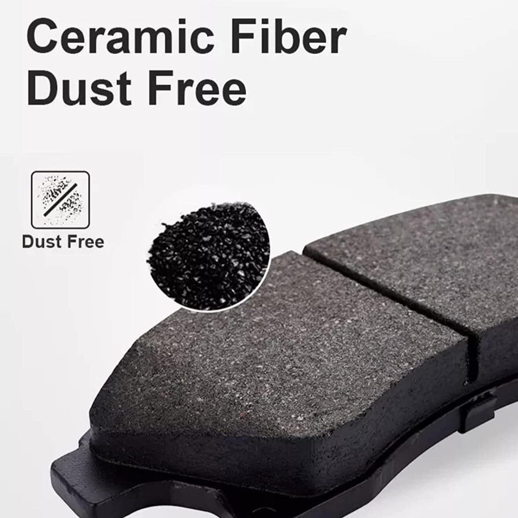 Garvee MERXENGFront Brake Pads with Hardware, 4 PCS Ceremic Brake Pads Set fit for LEXUS HS250h 2010-2012 All Models, SCION xD 2008-2014 All Models, TOYOTA COROLLA 2009-2019 All Models