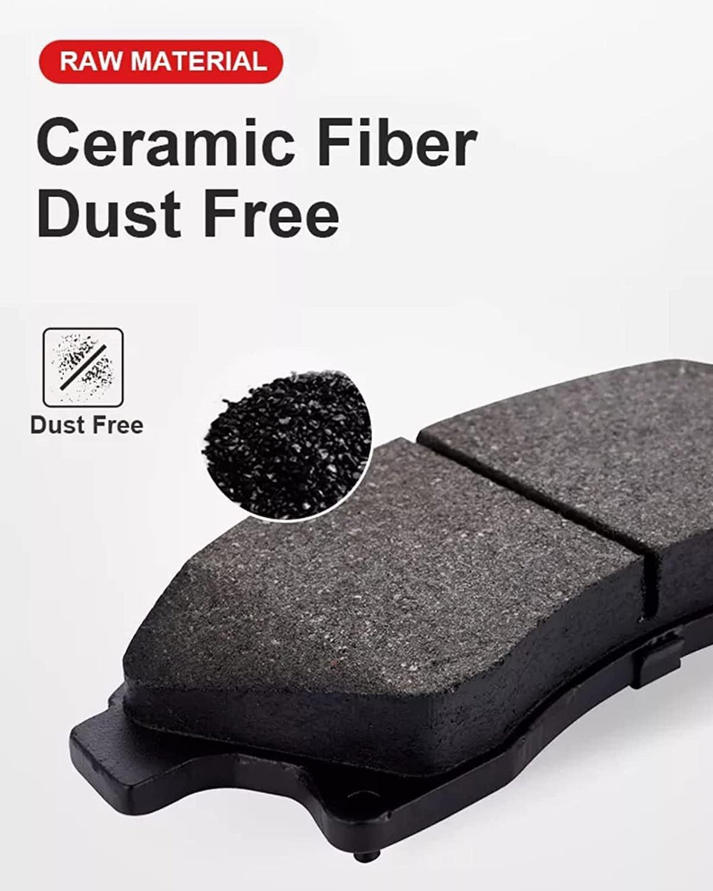 Garvee Front Brake Pads with Hardware, 4 PCS Ceremic Brake Pads Set fit for HEVROLET COLORADO 2004-2008 All Models, ISUZU I-290 2007-2008 All Models, ISUZU I-370 2007-2008 All Models
