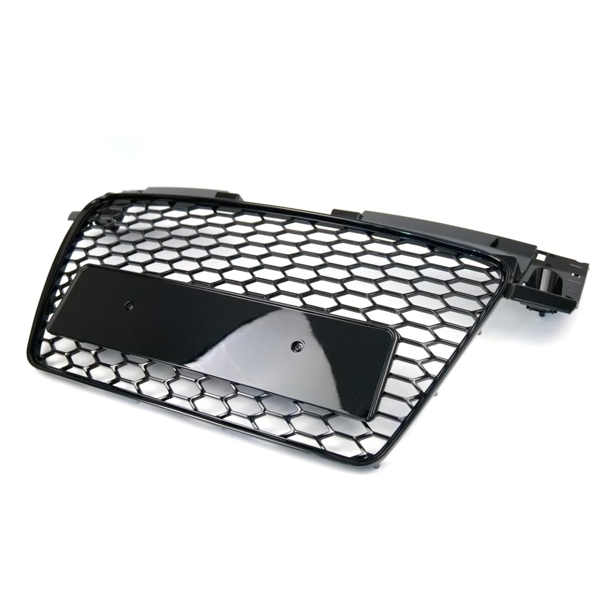 Garvee Central Grill Kit for Audi TT Sport 2006-2014 ABS Plastic Glossy Black Aggressive Look Direct Replacement Professional Install