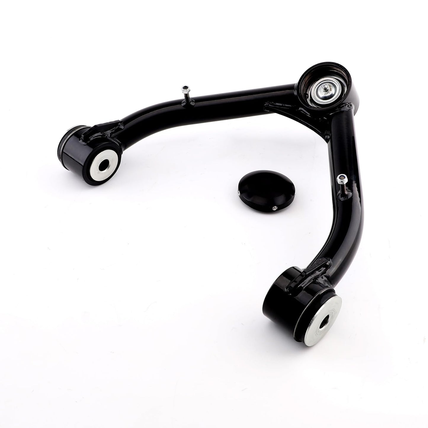 Garvee 2pc Upper Control Arms W/Ball Joints, 2-4" Front Suspension kit Compatible with 1999-2006 Silverado Sierra 1500 4X4 RWD, Black Adjustable Tubular Control arm