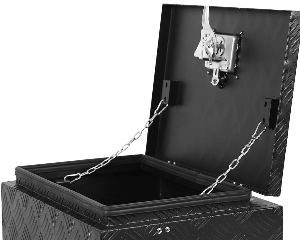 Garvee 48Inch+18Inch+18Inch Trailer Toolbox, Diamond Plate Chest