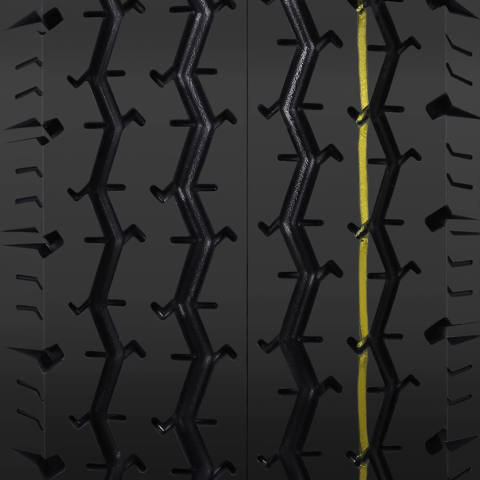 Garvee 2 Trailer Tires 4.80-12 with 12" Rims, 6PR, 5 Lug 4.5", Load Range C, Heavy Duty 6 Ply for Utility/Cargo/Boat Trailers, Black