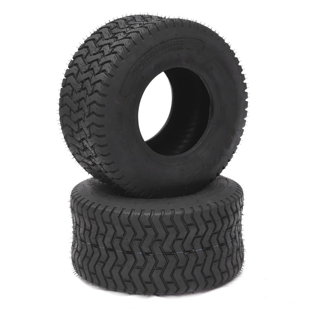 Garvee 2 PCS 18x8.5-8 Lawn Mower Tires 4PR Turf Saver Lawn & Garden Tires for Garden Tractor Riding Mower, Tubeless