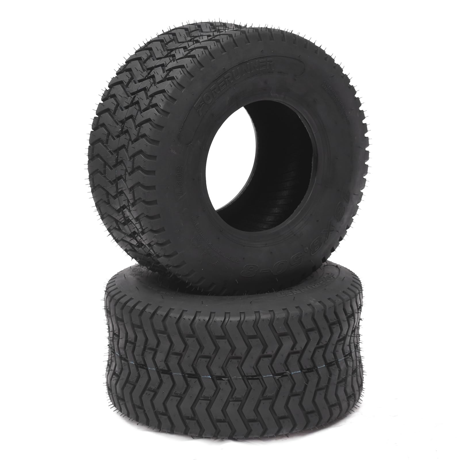 Garvee 2 PCS 18x8.5-8 Lawn Mower Tires 4PR Turf Saver Lawn & Garden Tires for Garden Tractor Riding Mower, Tubeless
