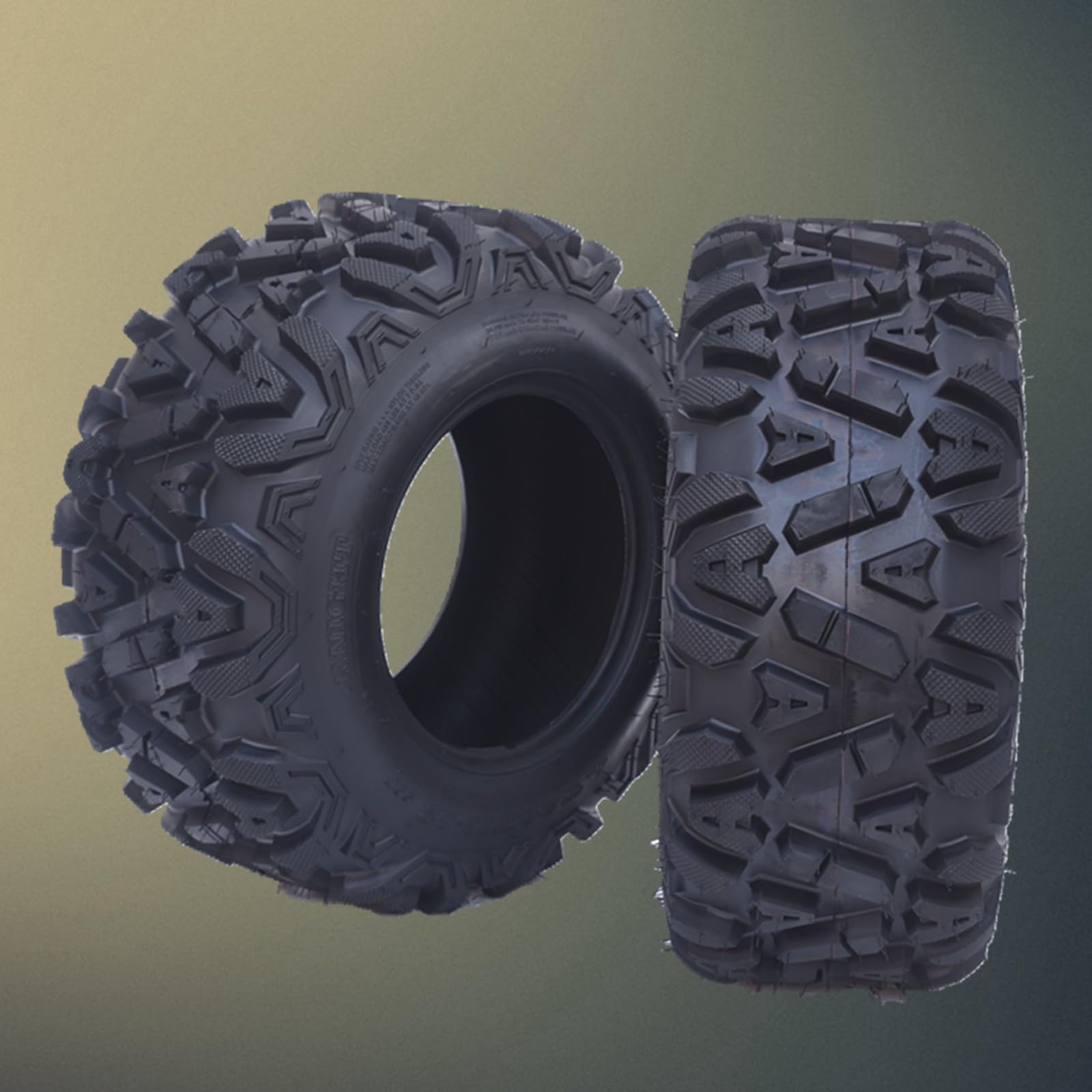 Garvee 26x9-12 ATV Tires, 6PR All Terrain 26x9-12 TL ATV UTV Trail Sand Mud Off-Road Tires (Pack of 4, Tubeless)