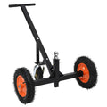 Garvee Adjustable Trailer Dolly with 1000lbs Weight Capacity, Boat Trailer Dolly with 2 Inch Ball & Pneumatic Tires, 17.7''-25.5'' Adjustable Height & Universal Wheel, for Moving Car RV Trailer