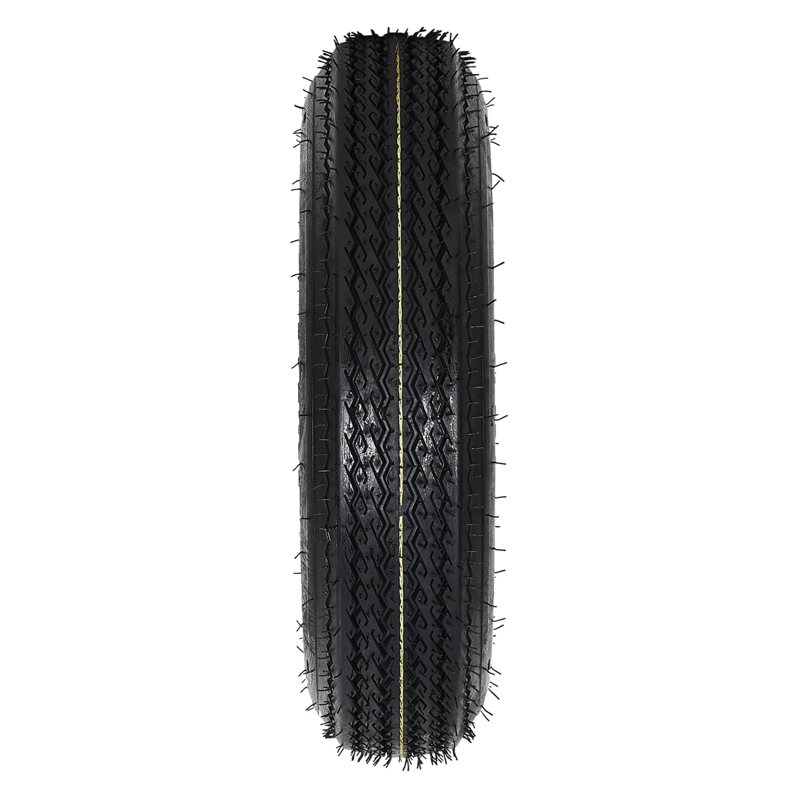 Garvee 5.30-12 Trailer Tire and Wheel Assembly, Heavy-Duty Load Range C 6PR, 12 Inch White Modular Wheel for Utility Boat Camper Trailers, Set of 2