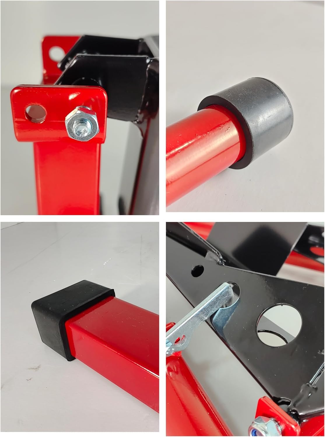 Garvee Motorcycle Wheel Chock, 16"-21" Front Stand with Multiple Adjustment Holes, 1500 lbs Capacity Motorcycle Chock for Garage, Workshop, and Vehicle Transport