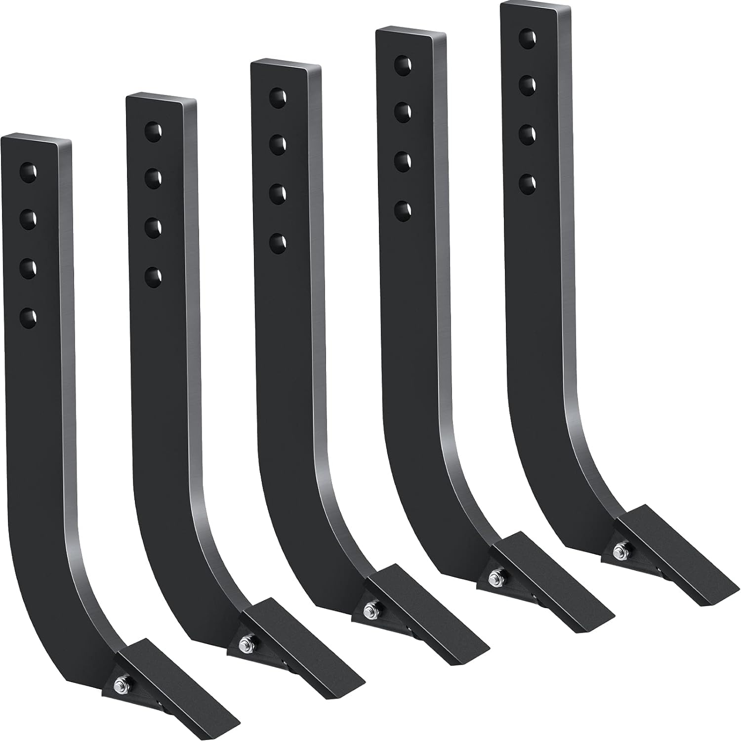 Garvee Box Blade for Tractor + 16 Inch Ripper Shanks + Adjustable Handle + Heavy-Duty Steel + Anti-Rust Coating + 4 Holes for Adjustment + Tillage and Grass Leveling