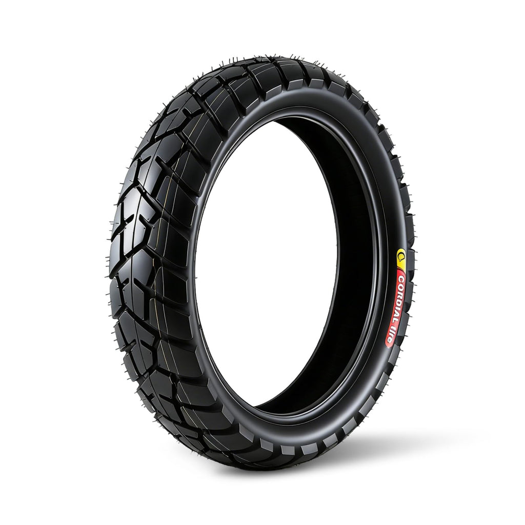 Garvee 130/80-17 Motorcycle Tire Rear Black Wall 4PR 65S Tubeless Street Tire Cruiser Touring High Performance Enhanced Grip Wear Resistance