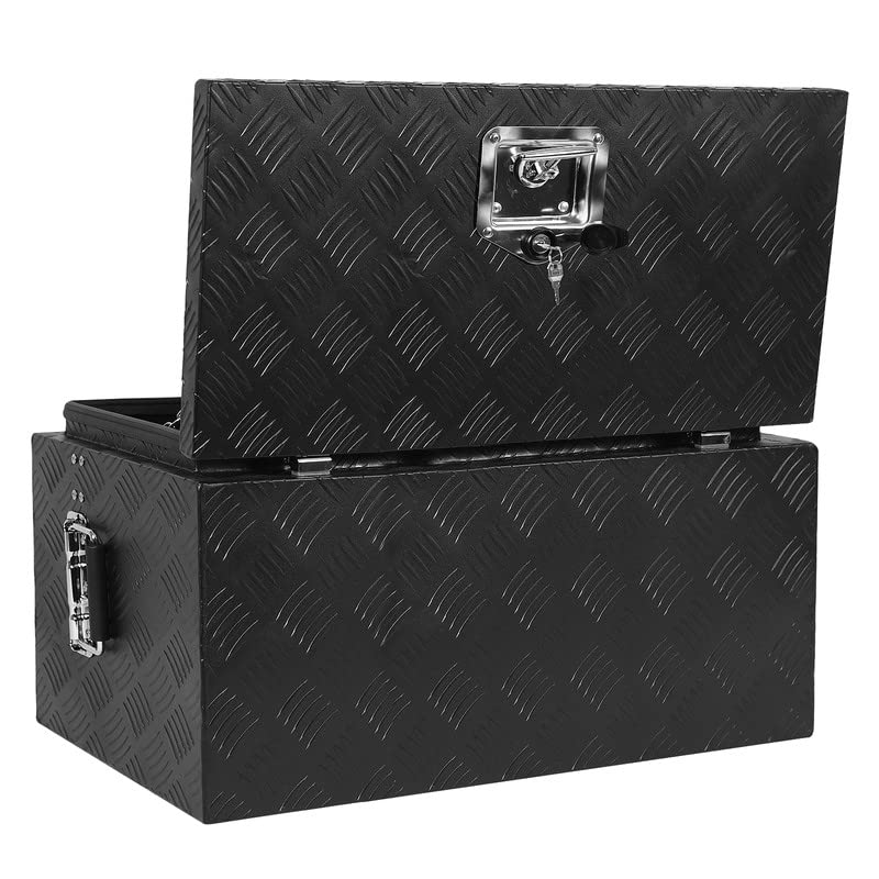 Garvee 30inch Pickup Truck Aluminum Toolbox - Diamond Plate, Heavy Duty