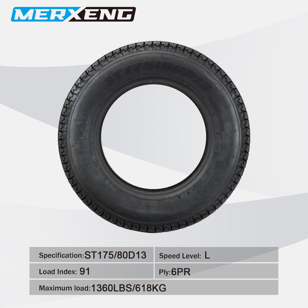 Garvee ST205/75D15 Trailer Tires, 6PR Load Range C, 15in Fuel-saving Designed Trailer Tires 205 75 15 for Travel/Camper/Landscape/Cargo/Utility/Boat/Horse/Farm/Hauler Trailer(Pack of 2)