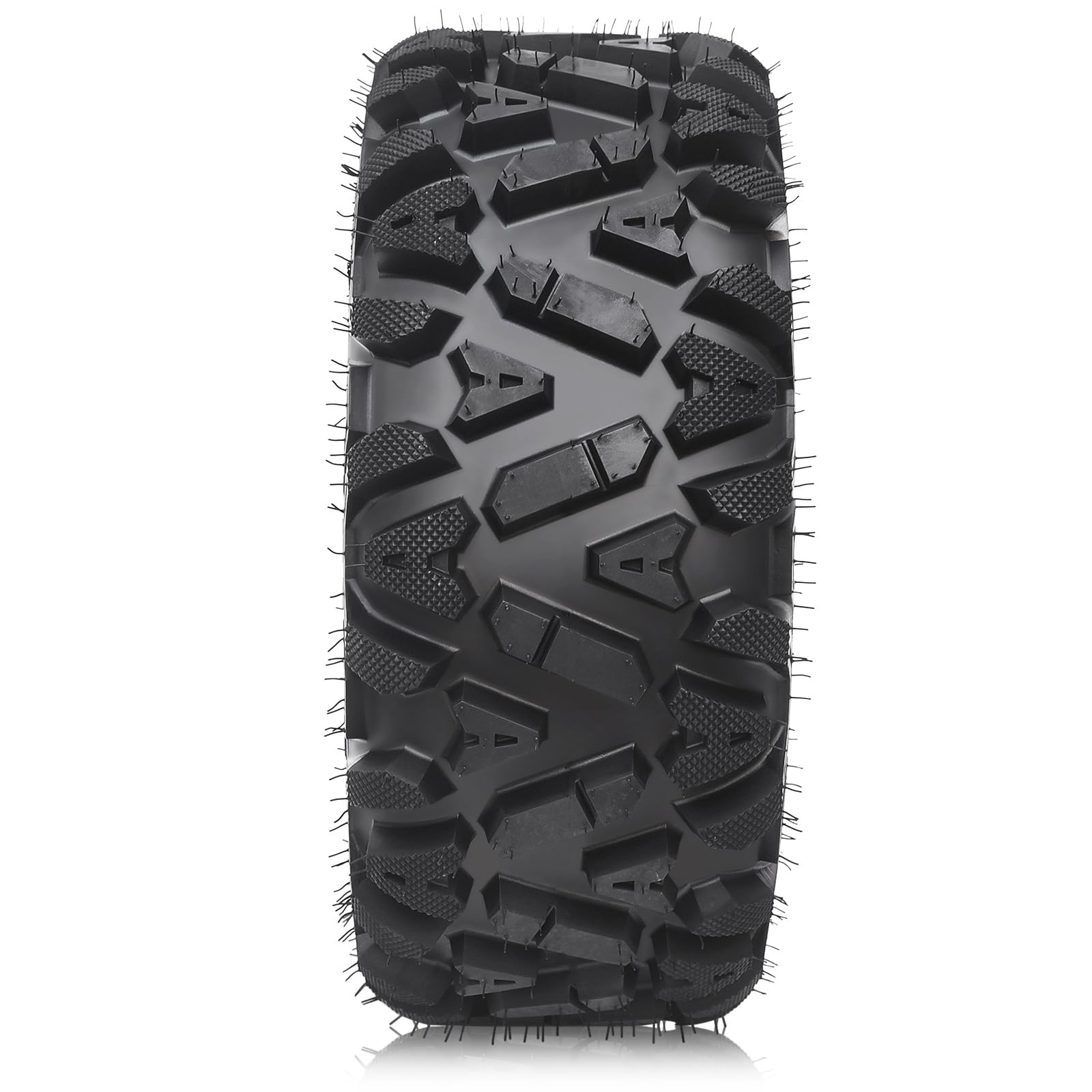 Garvee Set of 2 ATV Trail Tires 6PR Knobby Sport Tires, Tubeless - AT25x10-12-6PR TL APOLLO