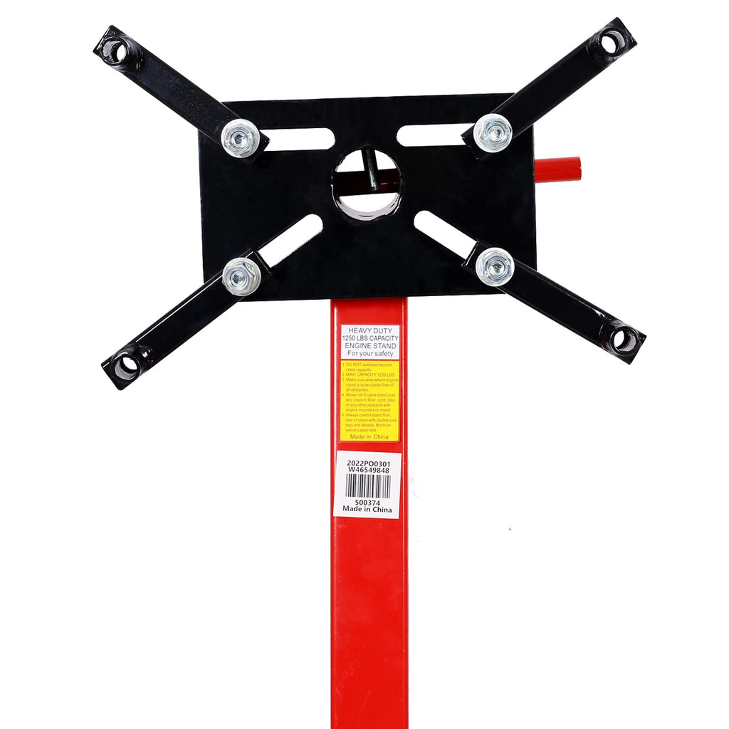 Garvee Engine Stand 1250 Pounds Capacity One Size Heavy Duty Metal Frame Black