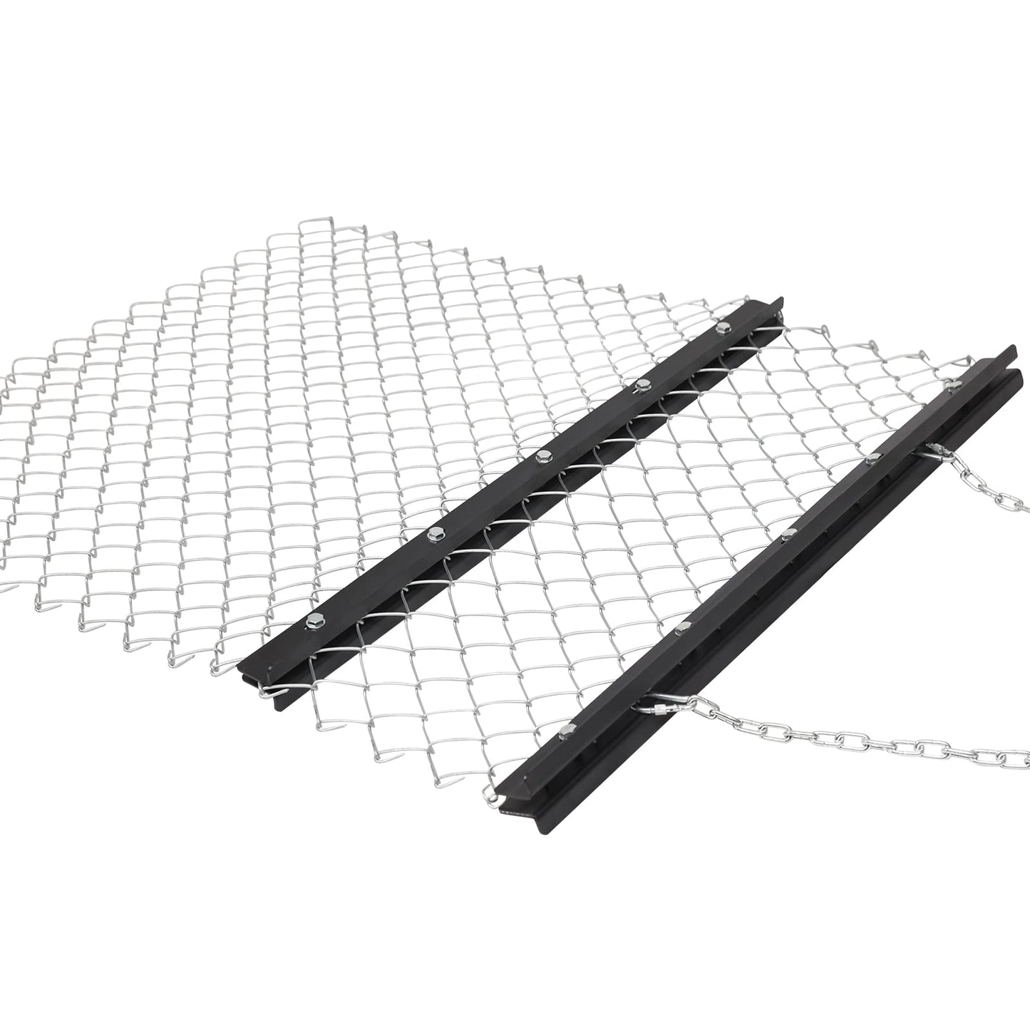 Garvee 4' x 5' ATV/UTV Drag Harrow - Chain Harrow for Landscape Leveling, Gravel Driveway, Yard, Farm, Garden, Durable Tractor Attachment