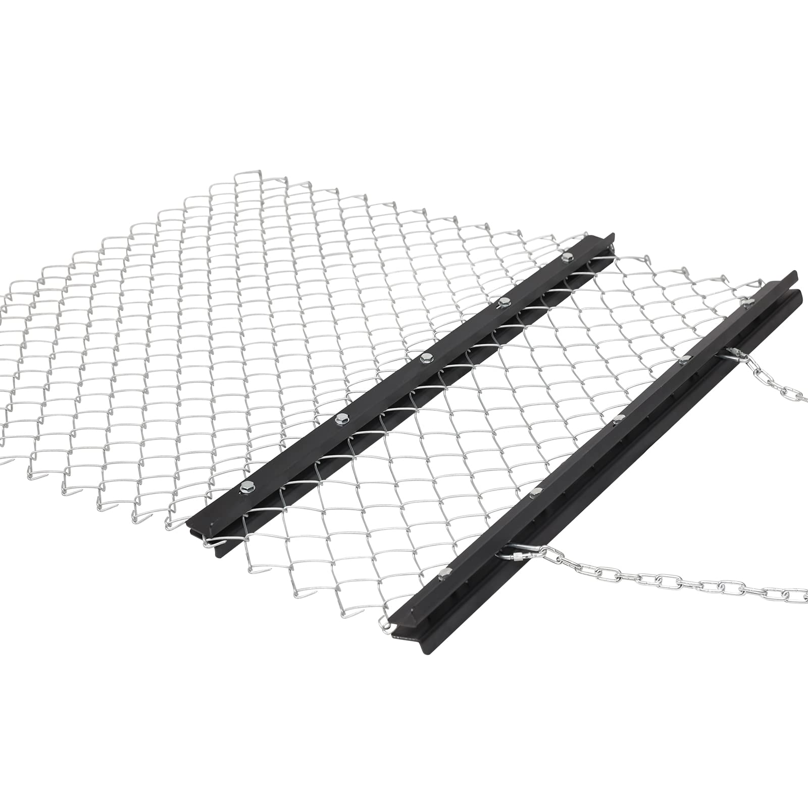 Garvee 4' x 5' ATV/UTV Drag Harrow - Chain Harrow for Landscape Leveling, Gravel Driveway, Yard, Farm, Garden, Durable Tractor Attachment