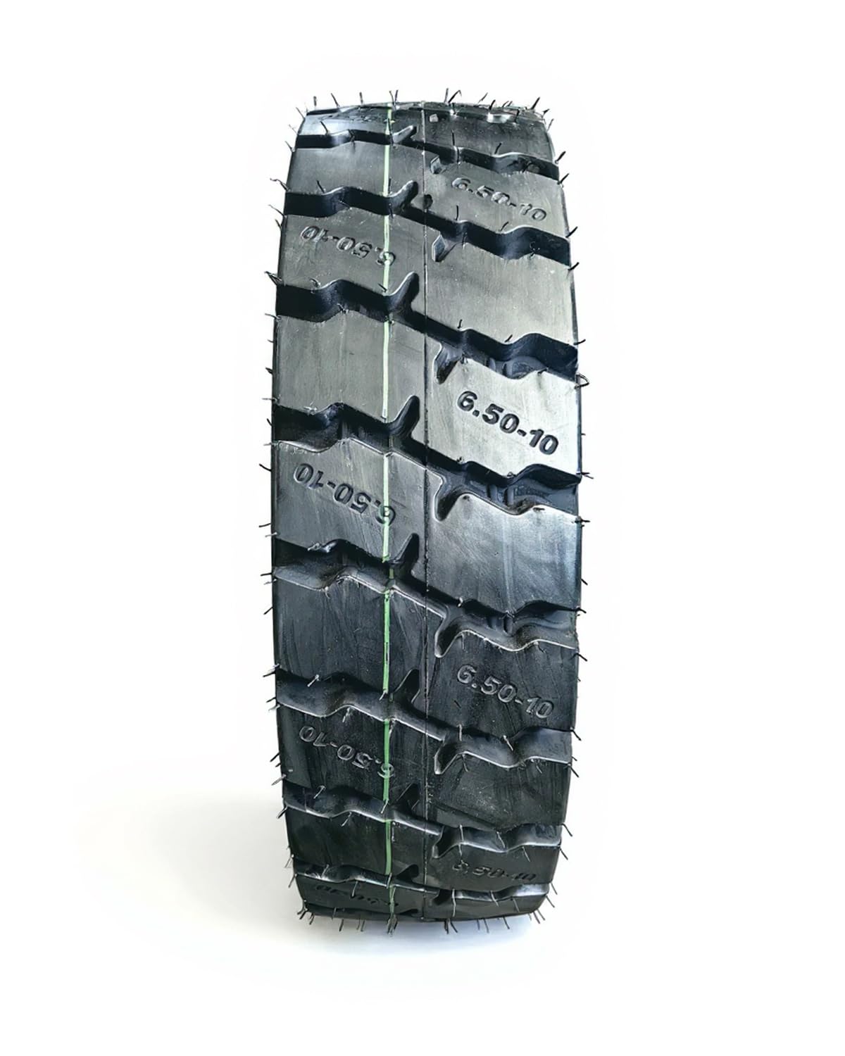 Garvee 6.50-10 Heavy Duty Forklift Tire 10 PLY Tube Type Durable Industrial Black