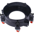 Garvee 11.2 Inch Bucket Dolly 5 Gallon Heavy Duty Detailing Cart with 5 Rolling Swivel Casters 360 Degree Turning for Shop Garage Bottomless