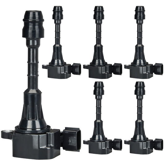 Garvee 6 Pack Ignition Coil Set Compatible with Nissan 350Z Altima Frontier NV1500 Pathfinder Quest Xterra Infiniti FX35 G35 I35 M35 QX4 for GN10246 22433AL615