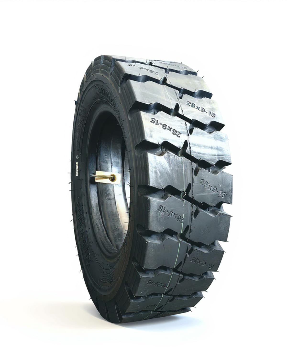 Garvee 28x9-15 Heavy Duty Forklift Tire 14 PLY Tube Type Industrial Durable Black