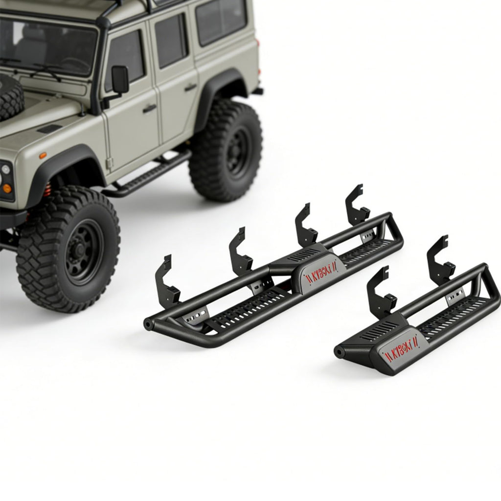 Garvee Running Boards 6.5 Inches with Two Stairs for 2015-2025 Chevy Colorado Canyon Crew Cab, Heavy-Duty Steel, Black, Anti-Slip