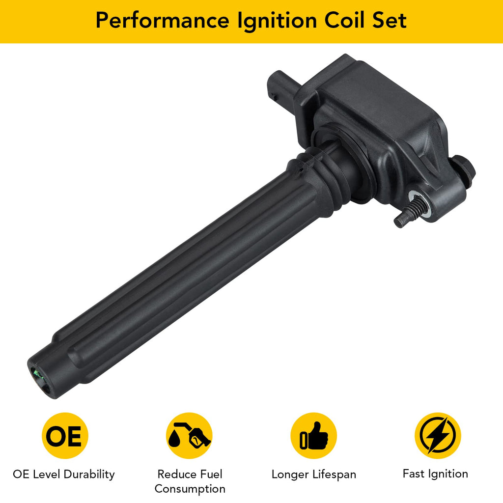Garvee 6-Pack Ignition Coils for Chrysler, Dodge & Jeep Vehicles