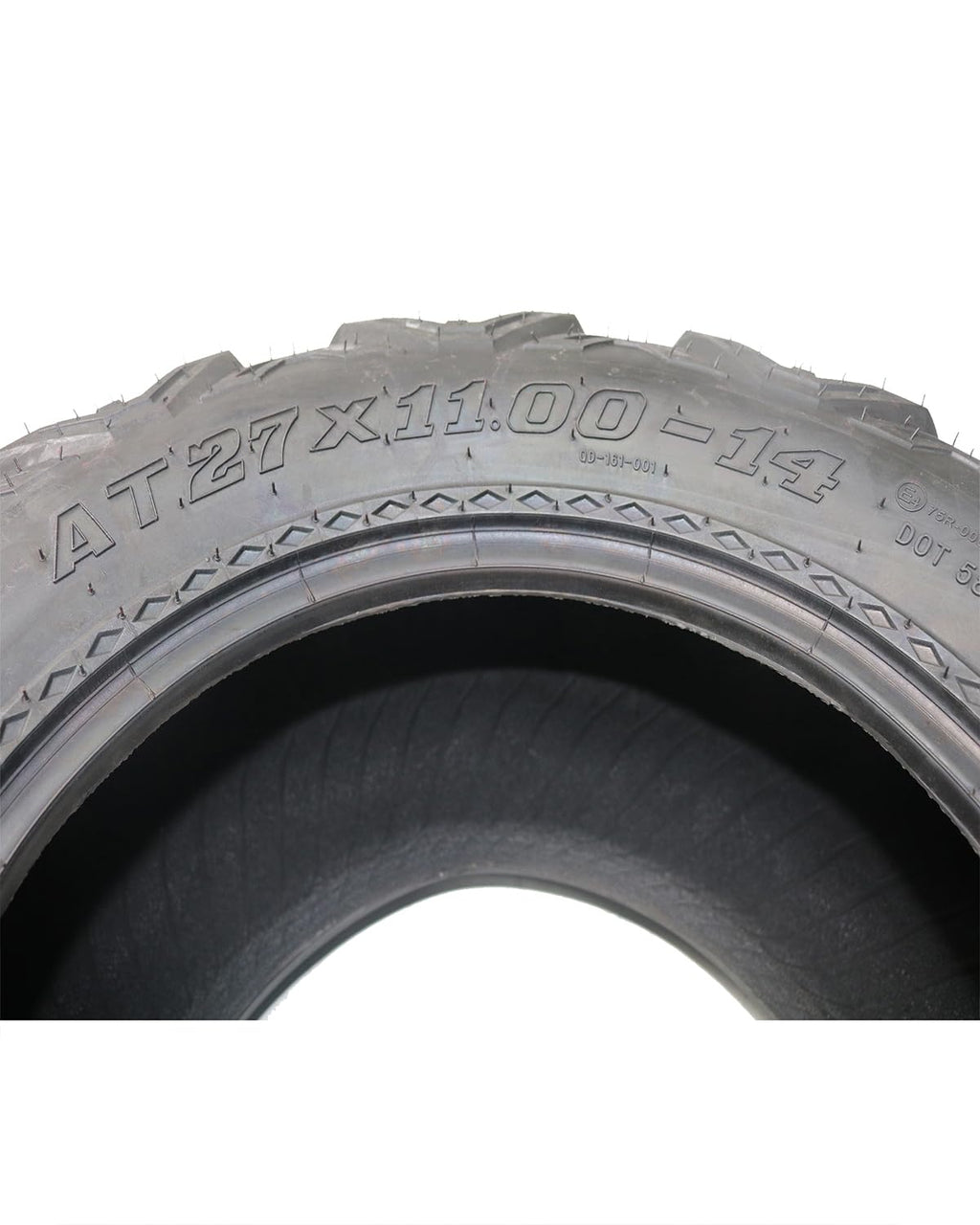 Garvee 2 Pack 27x11-14 ATV Tires 6 PR All-Terrain Tubeless Off-Road Tires for Trail Sand Mud, Durable Rubber, Excellent Grip