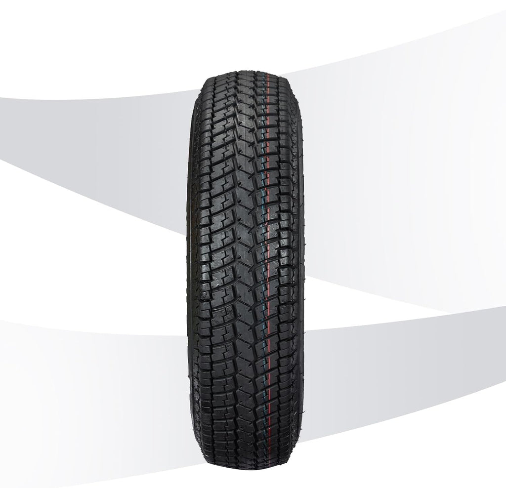 Garvee 2 PCS Trailer Tires, ST175-80D13 175 80 13 6PR Trailer Tires With 13'' Rim, Load Range C 175/80D Premium Trailer Tires For Different Agricultural Terrains Towing