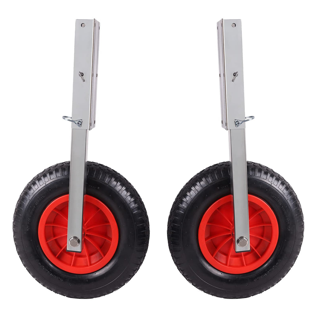Garvee 600LBS 15 Inch Boat Launching Wheels Set, Easy Smooth Launch