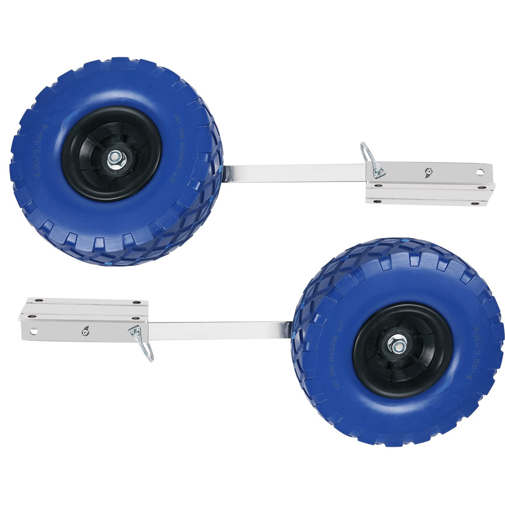 Garvee 10 Inch 300LBS Stainless Steel Boat Launching Wheel Set