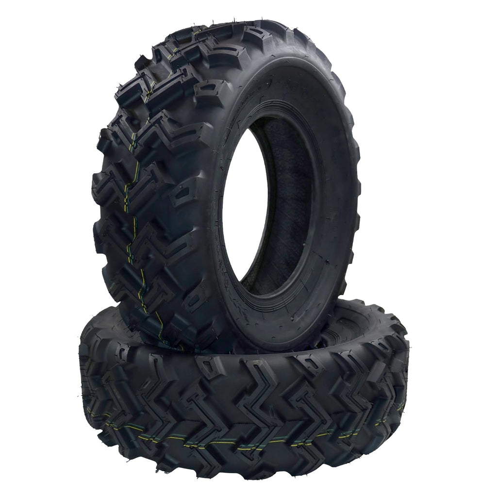 Garvee 25x8-12 ATV/UTV Tires, 6PR All Terrain Tubeless, Set of 2, for Trail Sand Mud Stream Off-Road