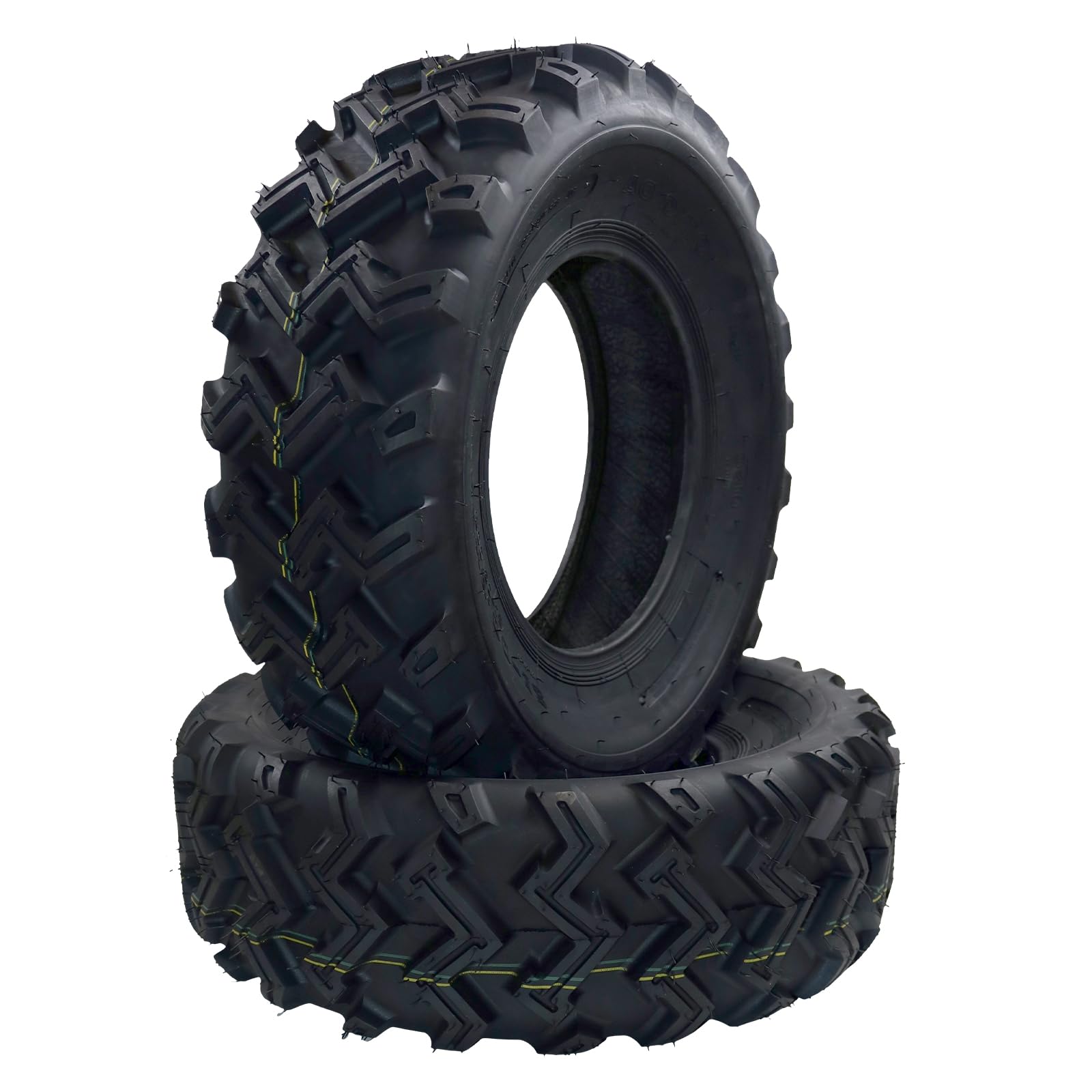 Garvee 25x8-12 ATV/UTV Tires, 6PR All Terrain Tubeless, Set of 2, for Trail Sand Mud Stream Off-Road