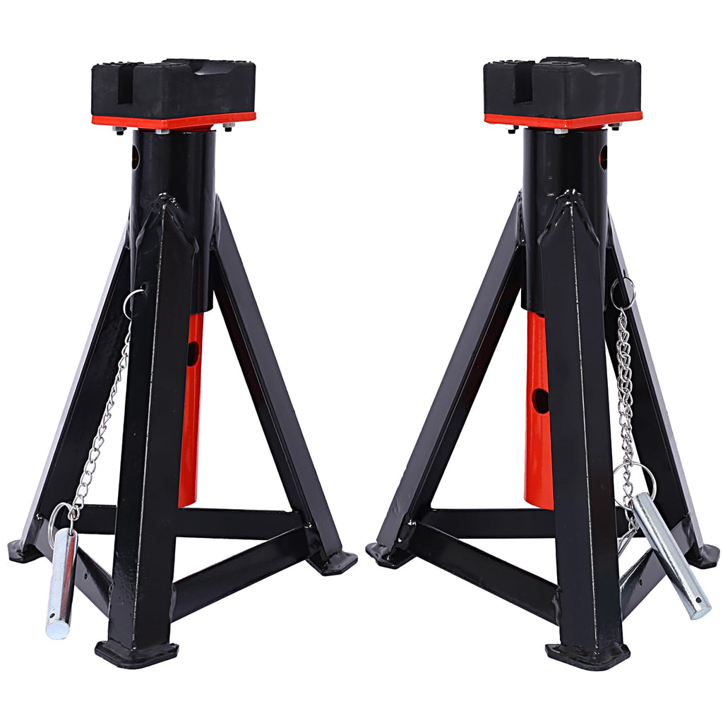 Garvee 3 Ton Performance Jack Stands 1 Pair Adjustable Height Quick Lifting Jack for Auto Repair Shop Black