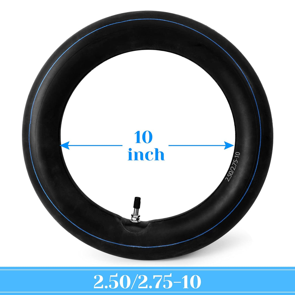 Garvee 2PCS 2.75/3.00-21 Shradler Valve Dirt Bike Inner Tube, 80/100-21 Replacemen Inner Tubes Fits Motorcycle with 21" Tire Compatible with CR250R 450R 500R XR 200 250 Yamaha YZ125 TTR230 TTR250 - 2.50/2.75-10