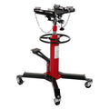 GARVEE 1322 lbs Hydraulic Transmission Jack Lift - Adjustable Telescoping Jack with Anti-Slip Rubber Pad, Pedal Control, and 33.8" to 72.8" Lifting Range