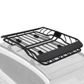 Garvee 63x43 Inch Roof Rack Basket, Heavy Duty Steel Basket Universal Rooftop Cargo Carrier, 300Lbs Load Roof Basket for SUV Pick Up Truck Cars