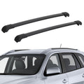 Garvee Roof Rack Cross Bar for 2013-2018 Hyundai Santa Fe, Alloy Steel Roof Rail Racks for Cargo Carrier, Kayak, Bike, Snowboard - Black