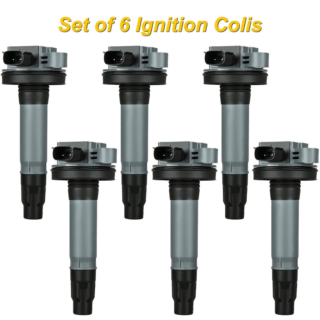 Garvee 6 Ignition Coil Packs for Ford, Mercury, Mazda & Lincoln