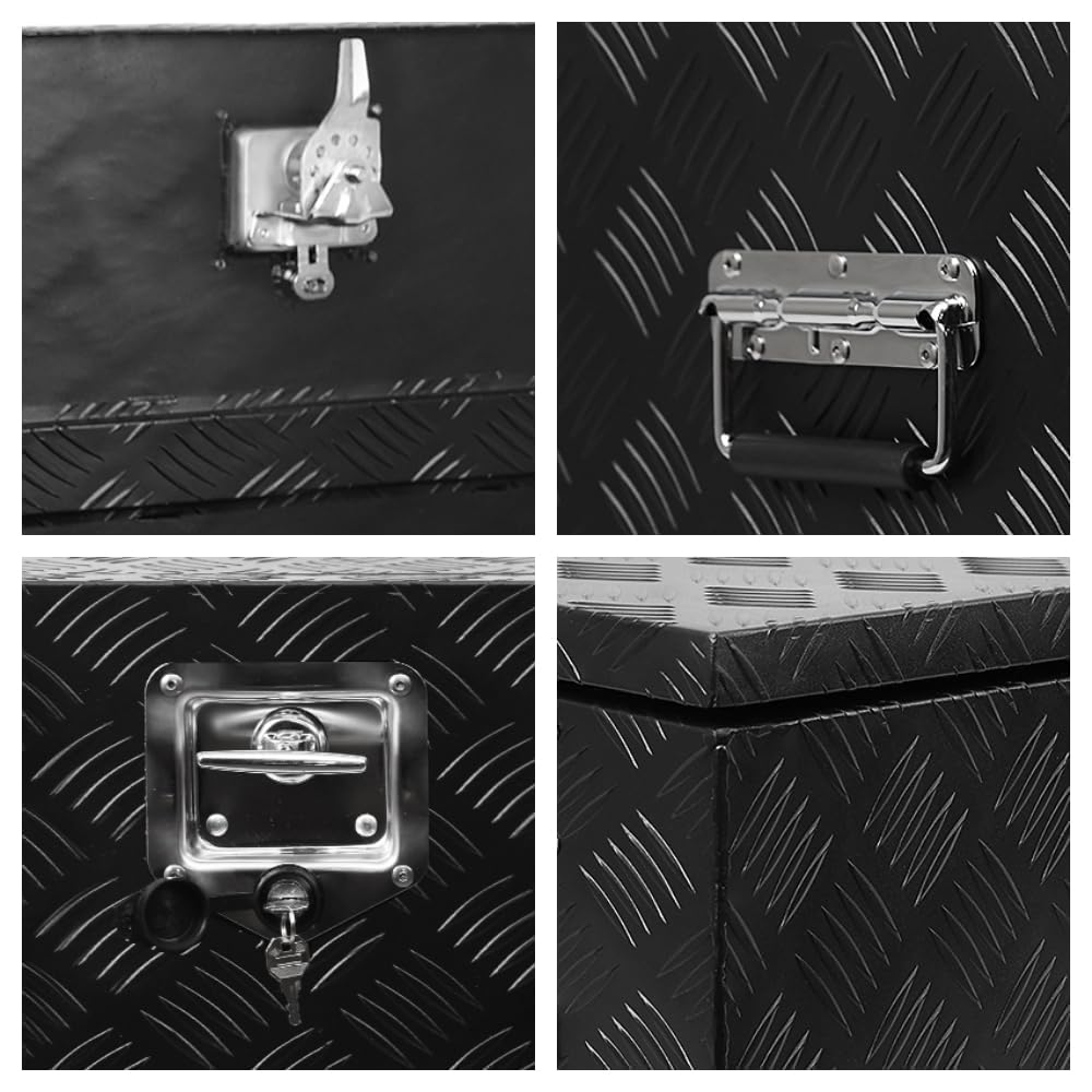 Garvee 36 Inch Aluminum Diamond Plate Toolbox for Trucks & Trailers