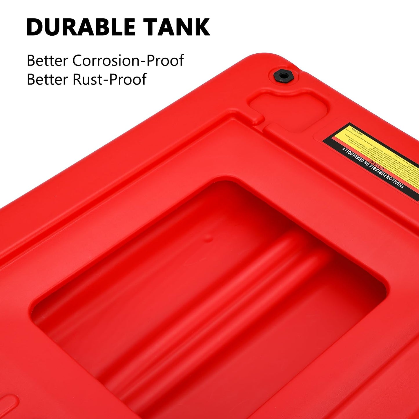 Garvee Best Oil Drain Pan with Pump – 17 Gallon Low Profile Oil Drain Pan for Cars, SUVs & Trucks, 12V Electric Pump & 8FT Hose for Easy Oil Changes