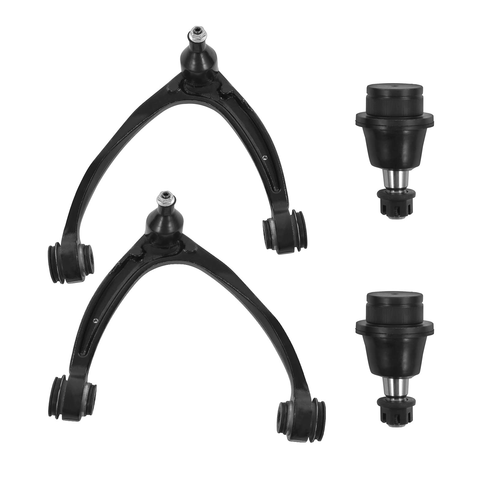 Garvee 4pc Front Upper Control Arm Kit K80669 K80670 K65411 Compatible with 2007-2013 Avalanche, 2007-2015 Tahoe, 2007-2016 Sierra 1500