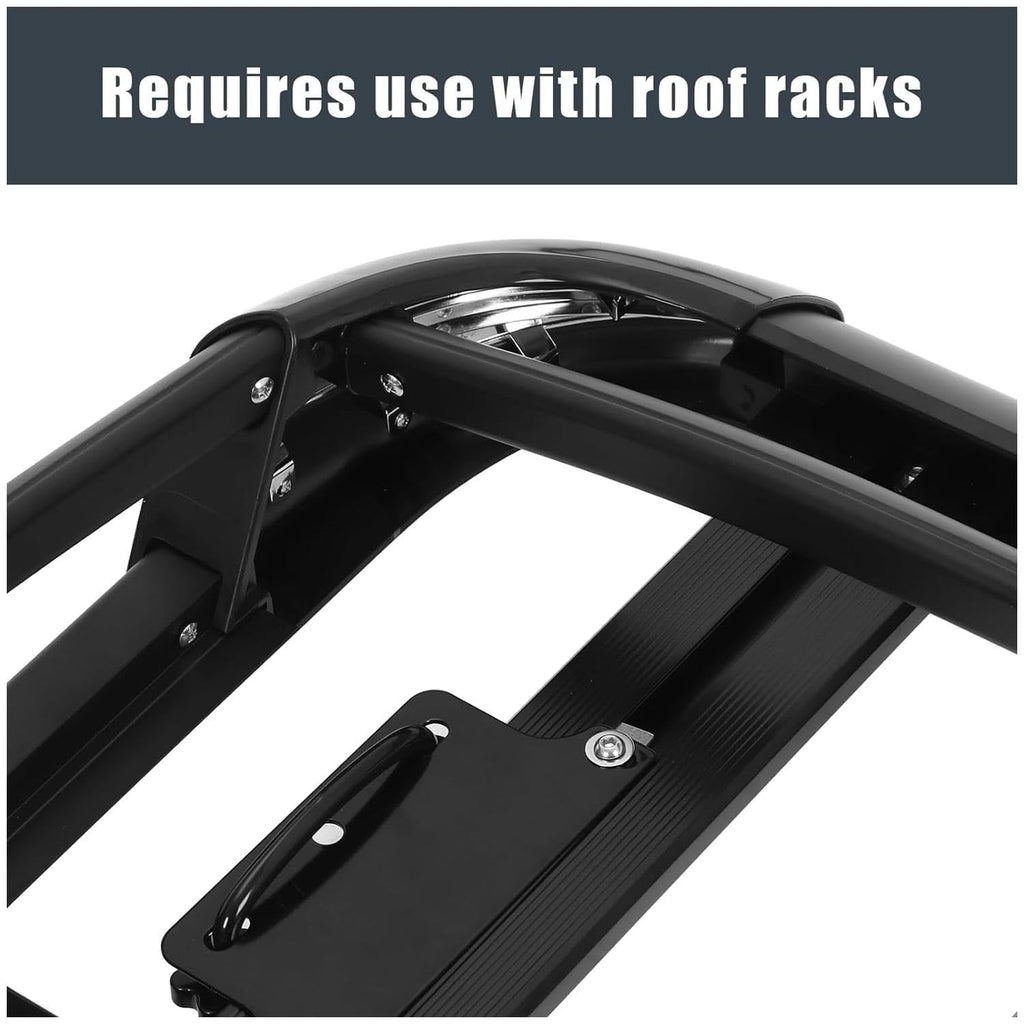 Garvee Roof Rack Cargo Basket, 50 x 38 x 6.3 inches, 165 Lbs Capacity Anti-Rust Rooftop Cargo Carrier for SUV, Car and Truck, Product Weight 20.48 Pounds