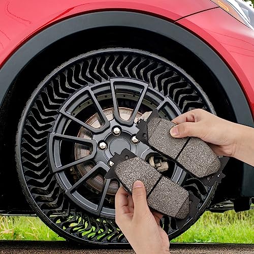 Garvee 4Pcs Premium Ceramic Disc Rear Brake Pads for 2007-2010 Sebring,2008-2014 Avenger,2007-2012 Caliber,2007-2017 Compass,2007-2017 Patriot,2004-2016 Lancer, 2005 2006 Outlander