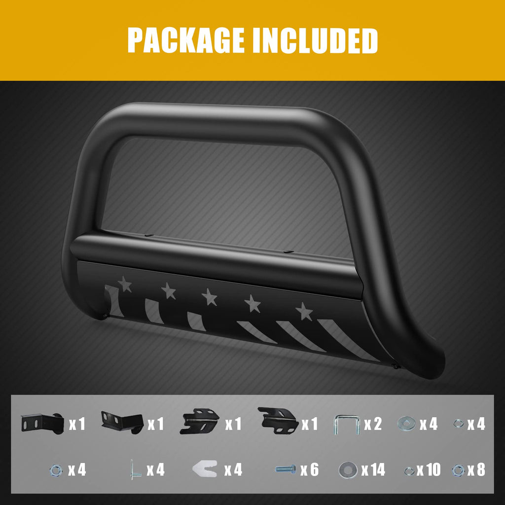 Garvee Bull Bar for 2005-2021 Nissan Frontier, Front Bumper Guard